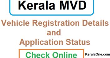 Kerala MVD Check vehicle registration details