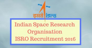 ISRO Recruitment 2016