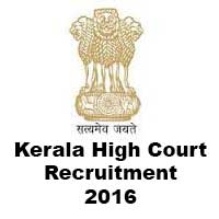 kerala high court recruitment