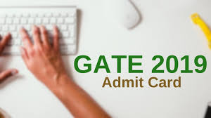 GATE 2019 Admit card