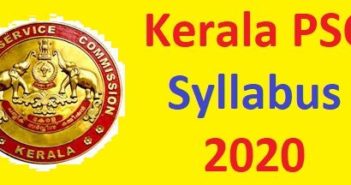 Kerala PSC Syllabus