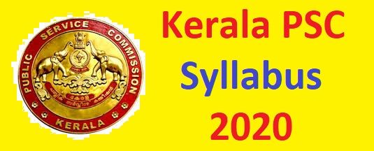 Kerala PSC Syllabus