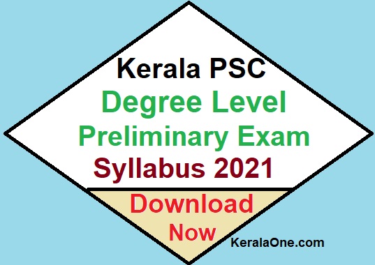 KPSC Degree Level Preliminary Exam Syllabus