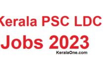 Kerala PSC LDC Jobs