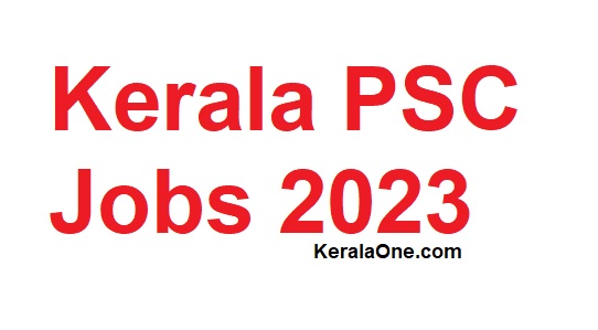 Kerala PSC LDC Jobs